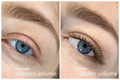 Brown 2024 eyelash extensions